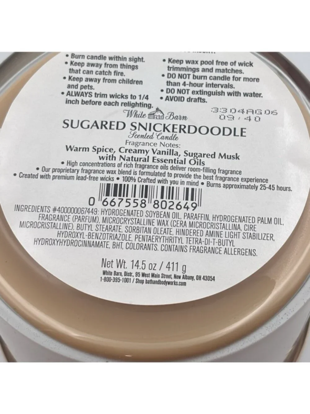 Bath & Body Works please see